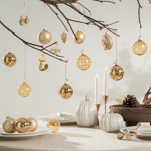 DN DECONATION Fall Ornaments for Christmas Tree, Christmas Tree Decorations