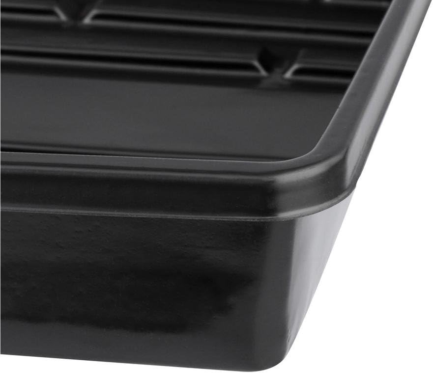 Hydro Crunch D940001700-10PK 10" x 20" Propagation Flat Grow Trays, (Pack of 10)