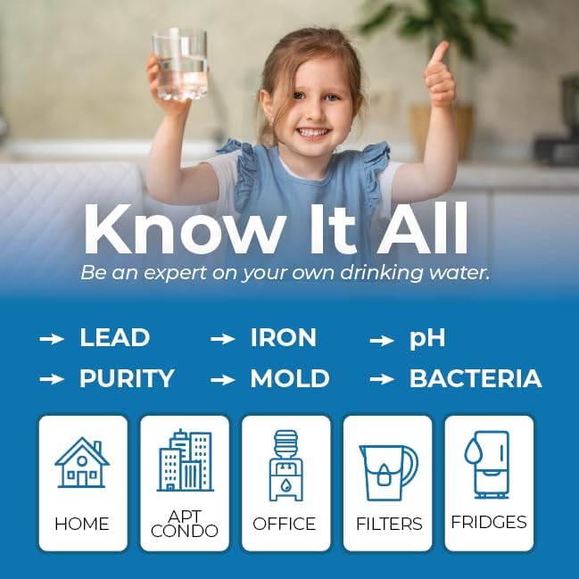 Drinking Water Test Kit - Lead, Bacteria, Mold & pH