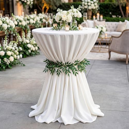 6 Pack Ruscus Garland Wedding Cocktail Table Ties Faux Greener