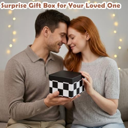 Square Gift Boxes with Lids for Presents Paper Nesting Gift Boxes for Gifts