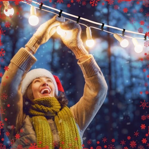 Namalu 200 Pcs Christmas Light Clip Outdoor Gutter Light Clip,Plastic,Black