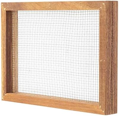 Tablecraft 11088 Herb Drying Rack, Natural, 13.75-inch Length, Acacia Wood