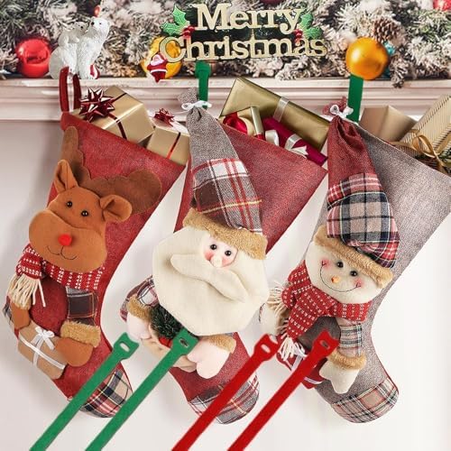 Christmas Garland Ties - 12" Multifunction Holiday Plant Cable Ties Adjustable Reusable Nylon Garden Plant Cable Strap for Xmas Tree Stairway Decoration Present Wrapping (50pcs Green)