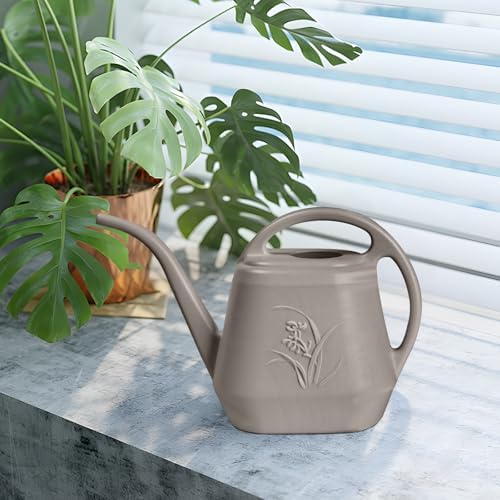 Plant Watering Can Small -1/2 Gallon-Coffee Color
