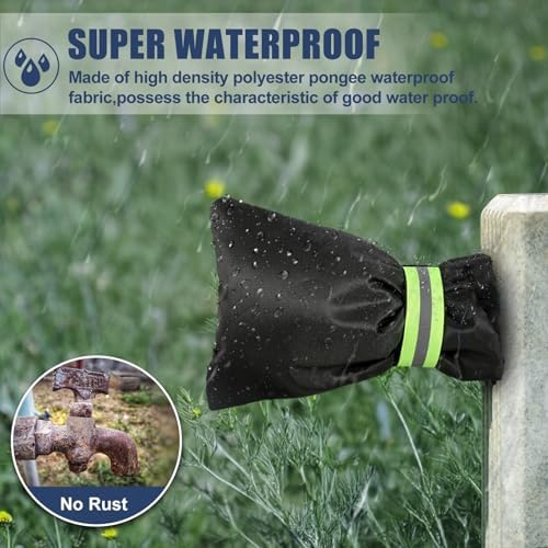 2 Pack Outdoor Faucet Covers for Winter Freeze Protection