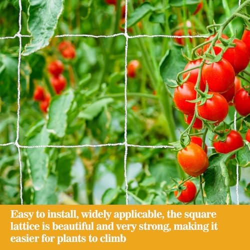 Sukh Trellis Netting for Climbing Plants - 5 x 15 ft Garden Net, 4 Pack