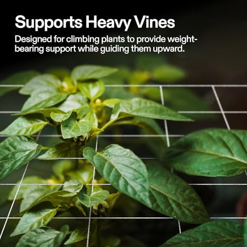 VIVOSUN 5 x 30 ft. Plant Trellis Netting, Heavy-Duty Polyester Grow Net, Garden Trellis Netting with Square Mesh for
