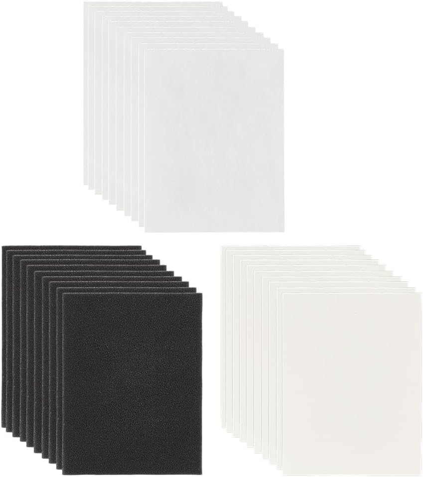 BENECREAT 50Pcs 7.87x5.91Inch Flower Pressing Paper Kit, 10Pcs Foam Pad, 10Pcs Drying Plate, 30Pcs Lining Paper for Pressing Flower Making Dried Plants Craft DIY