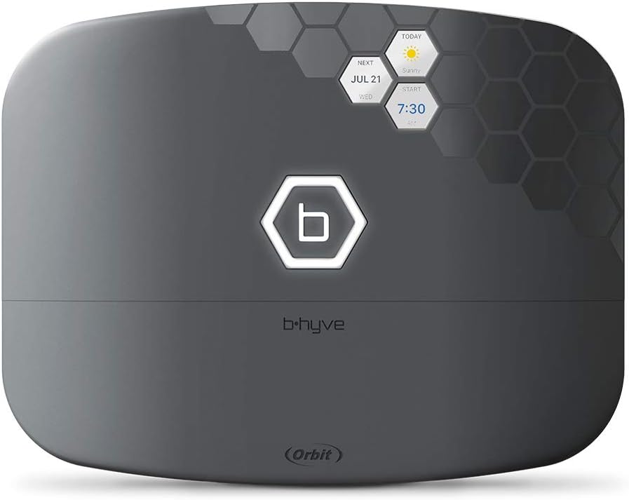 Orbit B-hyve XR Smart Sprinkler Timer - 8-Zone - WiFi-Enabled Indoor/Outdoor Irrigation Controller - App Control