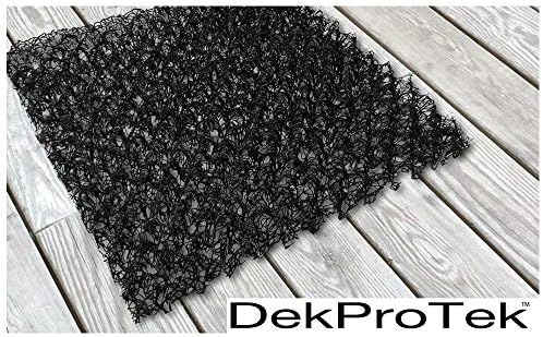 DekProTek Modular 1 ft. x 1 ft. Deck Protector (Pack of 4) for Raised Garden Beds All Makes and Brands Bonsai Drain