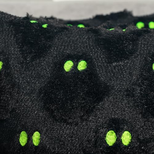 Halloween Pillow Covers 18x18 Set of 2 Black Cute Ghost Home Decor