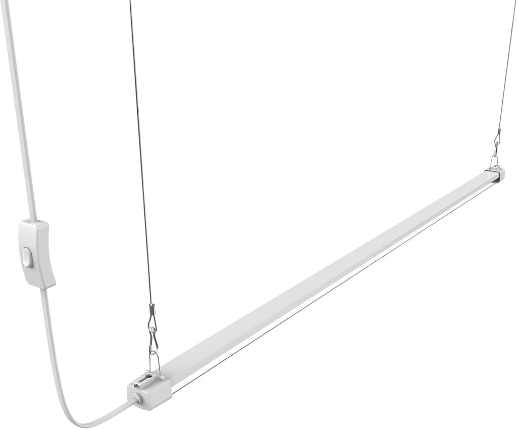 LED Grow Light 4FT Full Spectrum Compact Linkable Lighting Fixture for Indoor Greenhouse Year Round Plant Seedlings