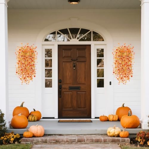 Artificial Fall Flowers for Decoration Fake Hanging Flowers Outdoors Decor