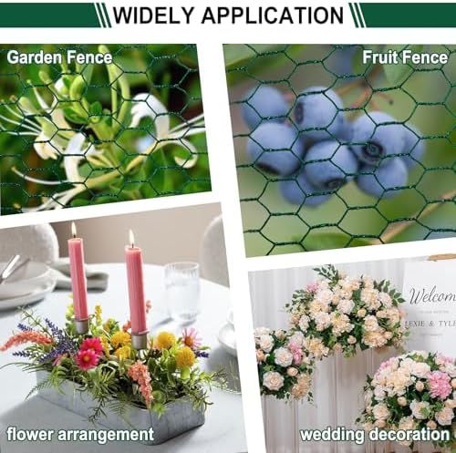 Floral Wire Netting, 4 x 394 Inch Flower Mesh Netting