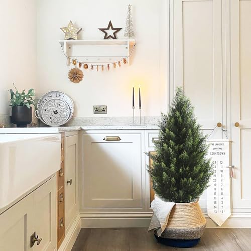 3FT Artificial Topiary Tree, 2 Pack
