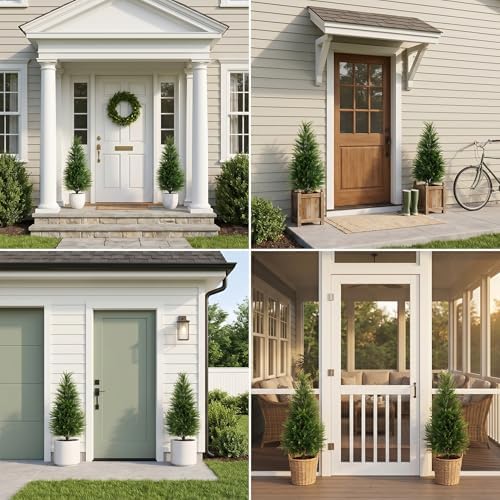 3FT Artificial Cedar Trees 2 Pack