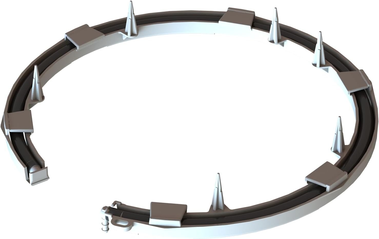 10 Pack - Premium Hevy Duty Drip Irrigation Watering Ring for 1/8" .125 Inch Tubing, Halo, Circle, Great for Greenhouse
