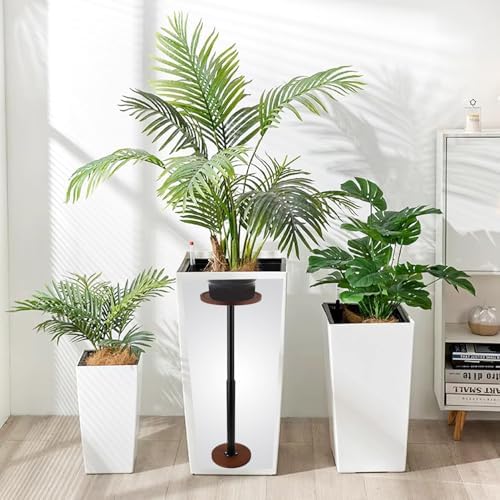 1 Pack Wooden Plant Risers for Inside Pot Adjustable Height 7.9-13.8 Inch