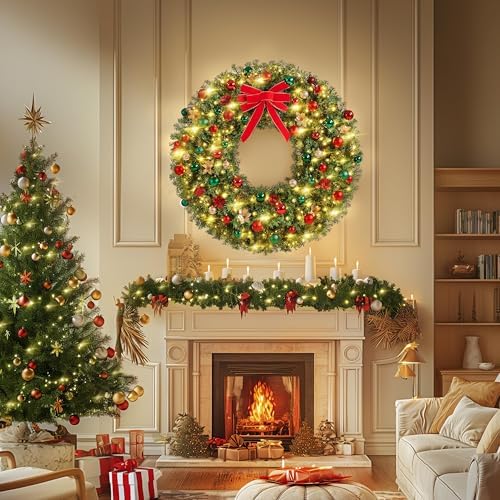 Yaheetech 60in Large Artificial Christmas Wreath