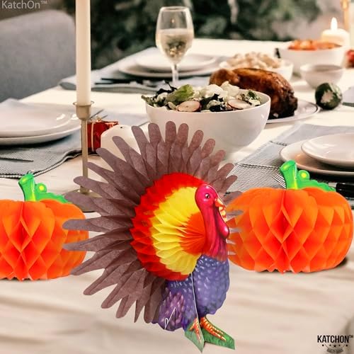 KatchOn Thanksgiving Centerpieces for Tables –, Pack of 3