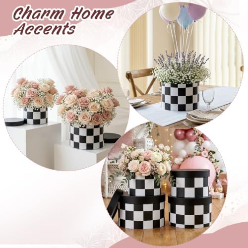 Round Gift Boxes with Lids for Presents Flower Boxes for Arrangements