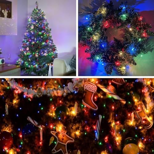 4 Pack Fairy Lights Battery Operated with Timer Christmas Lights Multicolor