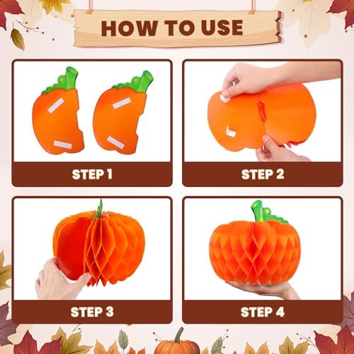 KatchOn Thanksgiving Centerpieces for Tables –, Pack of 3