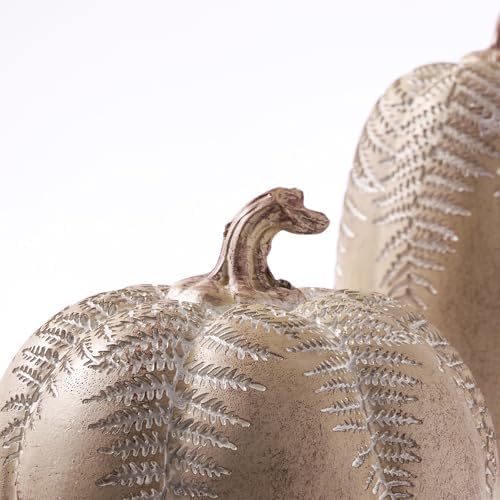DN DECONATION Fall Pumpkin Decorations for Home, Faux Pumpkins Fall Decor