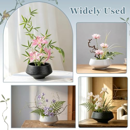 Japanese Flower Frog Vase Kit, Ikebana Flower Arrangement Bowl
