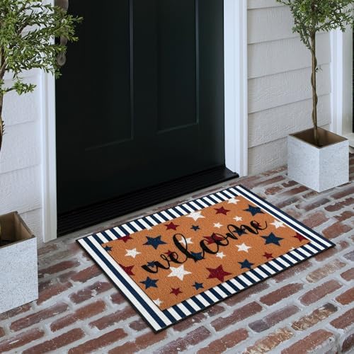 Tinideya 2 23.6 X 35.4 Inches Patriotic White Blue Brown