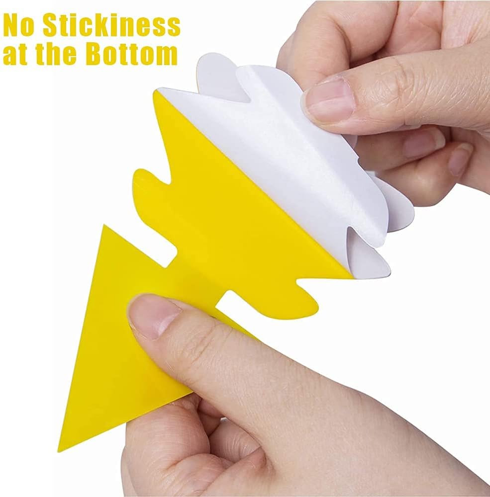 36 Pack Fungus Gnat Traps for House Plants, Yellow Sticky Traps for Indoor Outdoor Use to Get Rid of Whitefly