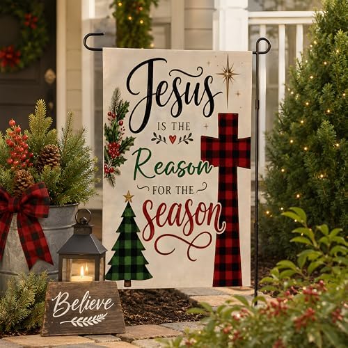 Christmas Decorations - Christmas Welcome Garden Flag