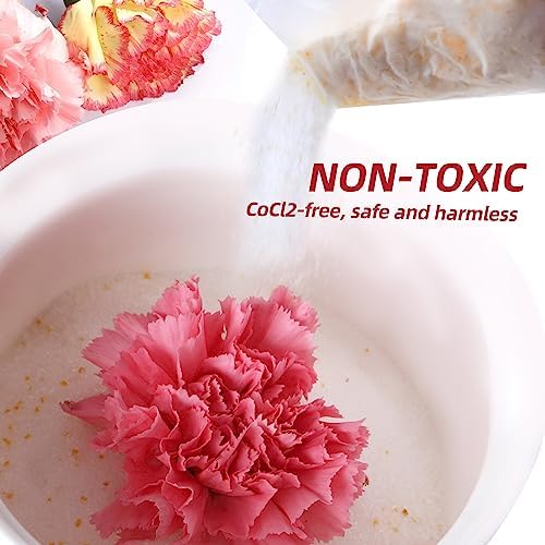Wisesorb (NET 24 LBS) Silica Gel Flower Drying, Silica Gel Flower Drying Crystals, Color Indicating Flower Drying Silica, Reusable Silica Gel for Drying Flowers