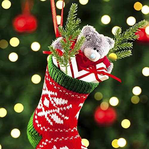 Alpurple 60 Packs Artificial Pine Needles Branches Garland- 6.7 x 2 Inch Green Plants Pine Needles, Fake Greenery Pines Picks for DIY Garland Wreath Christmas Embellishing & Home Garden