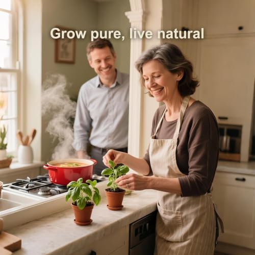 10 Indoor Herb Garden Kit, 33pcs Complete Kitchen Herb Starter Set