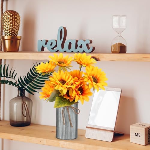5.91 Inch Rustic Vase Wedding Table Centerpieces,Iron Color,1 Pcs