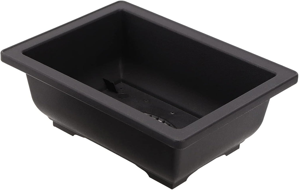 MOUYAT 15 PCS 8.9 Inch Bonsai Training Pots, Rectangular Plastic Bonsai Tree Growing Large Planter Pot for Plants