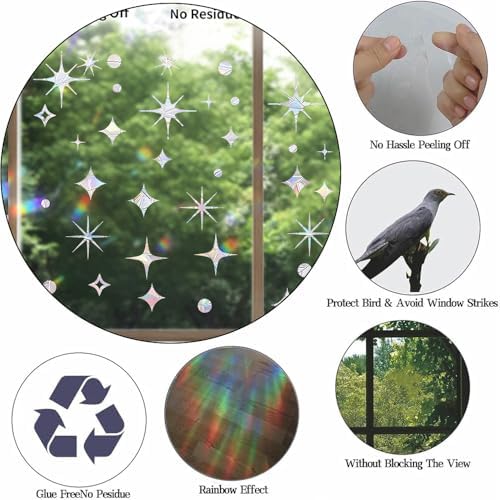 Window Decals to Prevent Bird Strikes, Window Clings for Birds