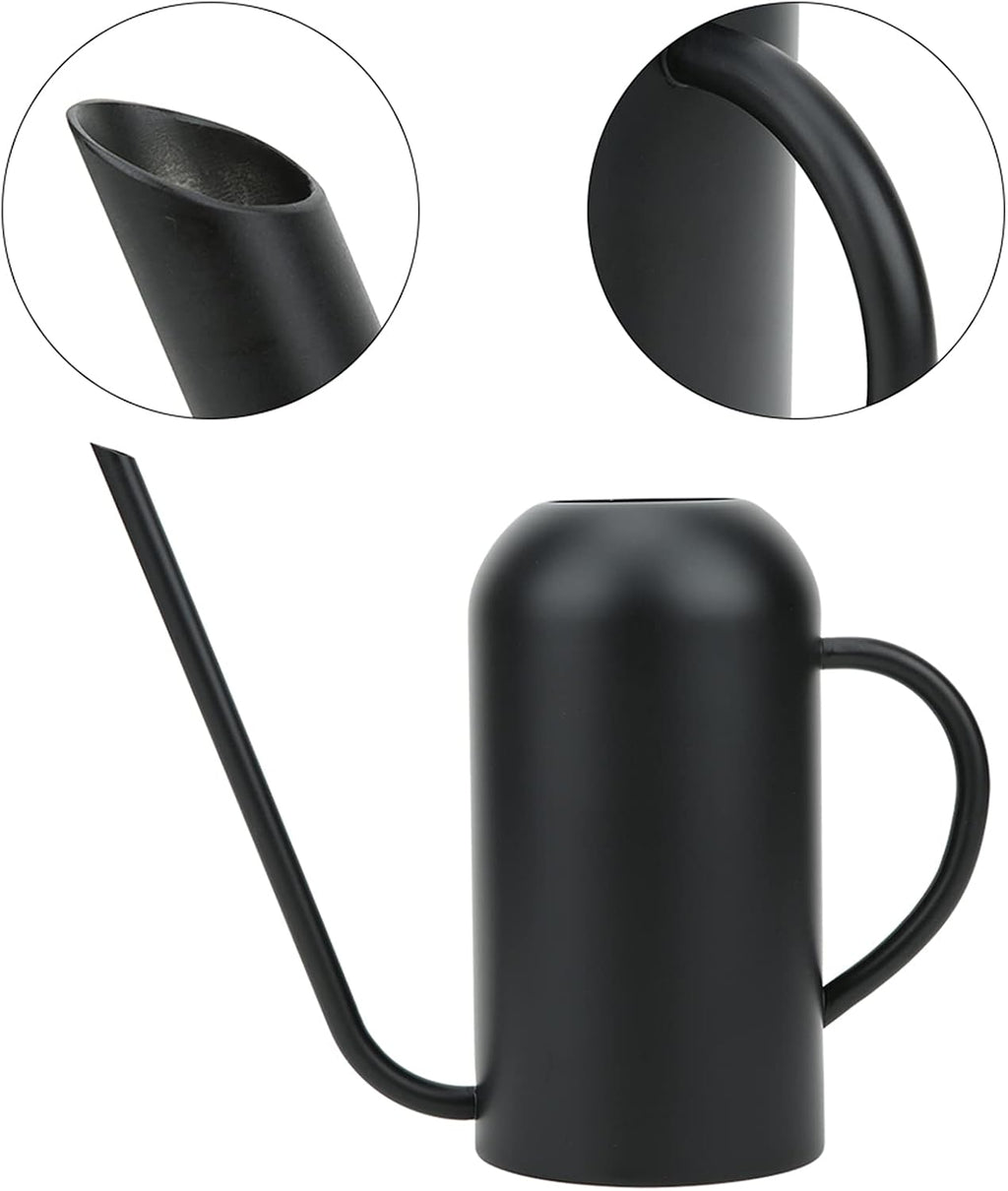 Long Spout Watering Can, 1.5L/50oz Stainless Steel Sprinkling Can Pot for Indoor Plants House Plants Flower Watering