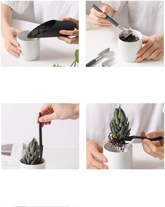 Alnicov 14 Pcs Succulent Plants Tools,Succulent Transplanting Tools Kit Mini Garden Hand Transplanting Tools Set with