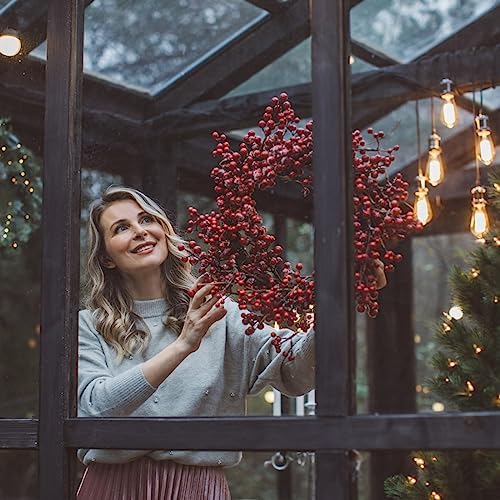 Grapevine Wreath 18 Inch, Natural Rustic Twig Wreath Base, 2 Pack