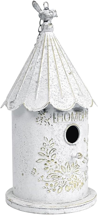 Metal Hanging Birdhouses for Outdoors Bird Houses for Outside Unique Bird Nest for Bluebird Wren Chickadee Sparrow Bird