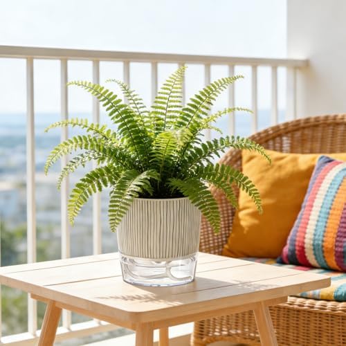 Self Watering Pots for Indoor Plants, 4 Inch Self Watering Flower Pots