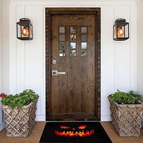 Halloween Pumpkin Doormat 17 x 29 Inch Non-Slip Indoor Outdoor Floor Mat