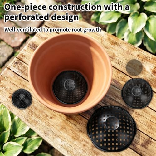 Large Repotting Plant Pot Drainage Inserts Mats Pads Planter Mesh Screens