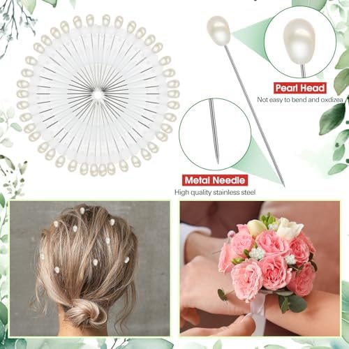 WILLBOND 121 Pcs Floral Arrangement Kit, Bouquet Accessories, Green