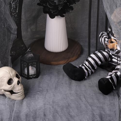 400" x 85" Grey Halloween Creepy Cloth Halloween Yard Outdoor Decoration