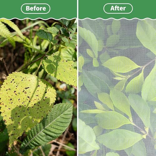 afzdby Garden Mesh Netting with Drawstring,Plants Cover Protection from Anti Birds,Bugs,Cicadas,and Insects-Pest Barrier Bag for Blueberry Bushes,Citrus,Tomatoes,Vegetables,Fruit Tree and Orange