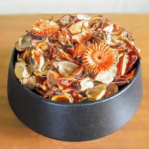 Fall Potpourri Bags, Orange Scented Decorative Bowl Filler, 8.4oz
